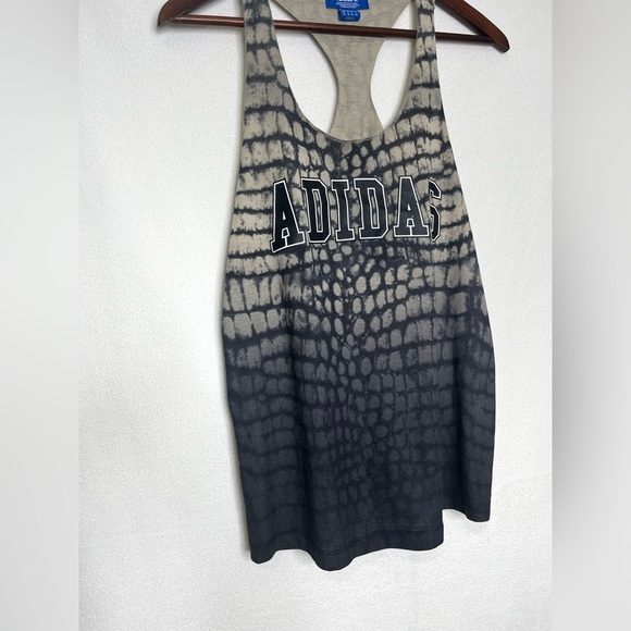 Adidas Originals Patterned Racer Back Tank Top Sz S - Picture 5 of 7